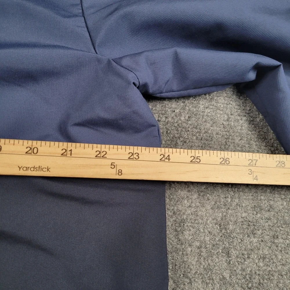 Adidas Jacket Mens Large Navy Blue Hooded Full Zip Windbreaker Training‎